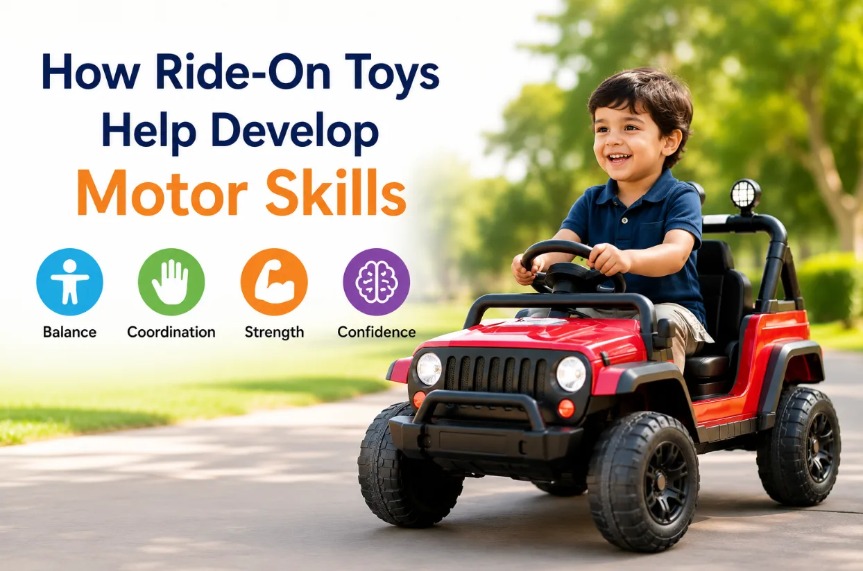 How Ride-On Toys Help Develop Motor Skills in Young Children
