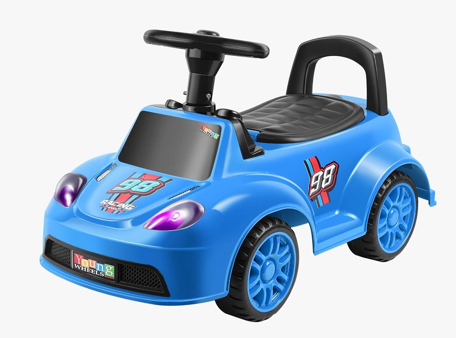 Push Car for Toddlers with Steering Wheel & Backrest — view 1 of 2