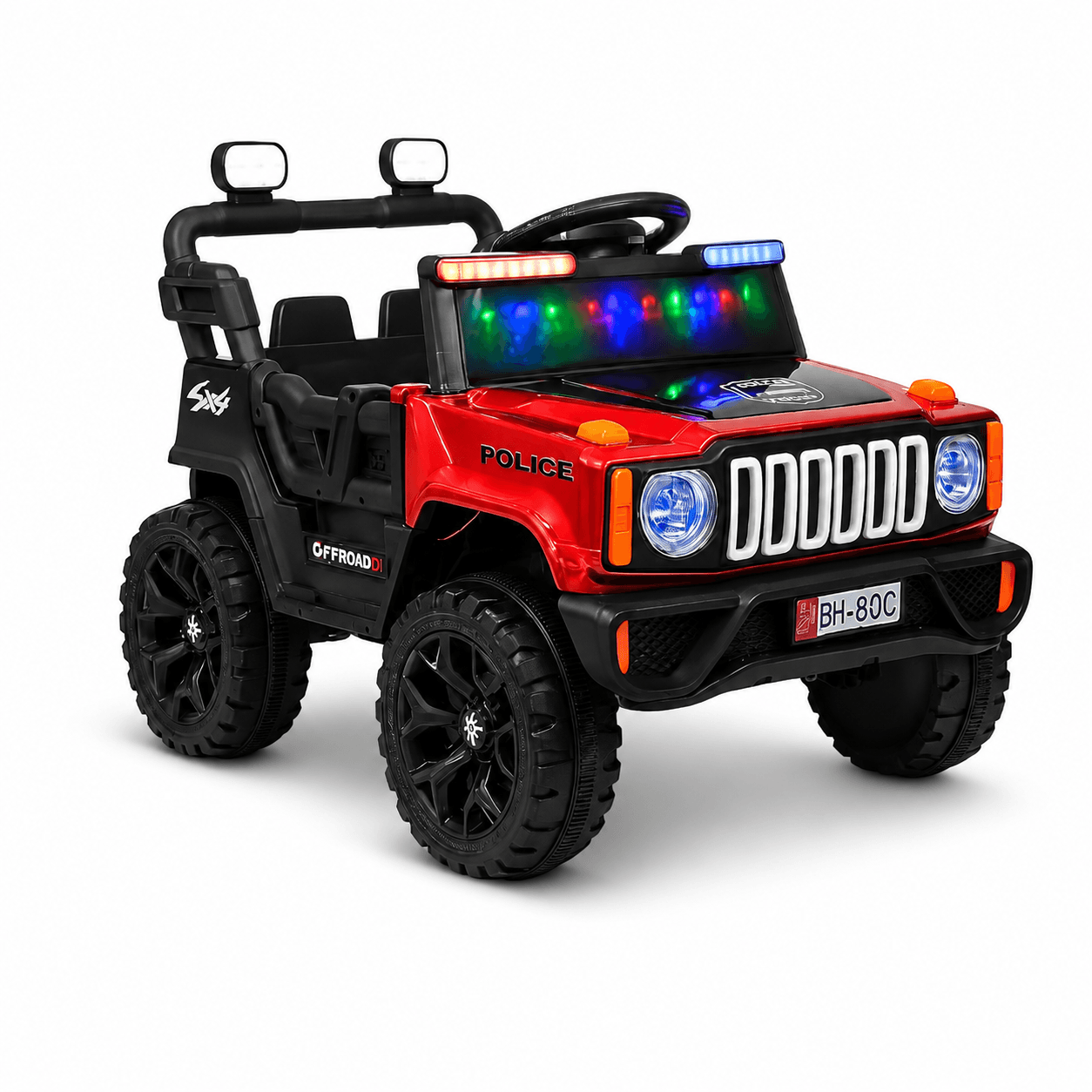 Police Jeep BH-80 | 12V Ride-On Car — view 1 of 5